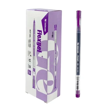 Hộp 20 bút gel khô nhanh Flexgel Thiên Long GEL-042 - Mực tím